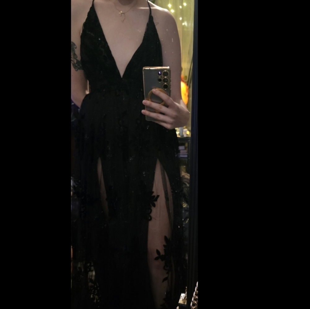 Windsor Black Backless Dress